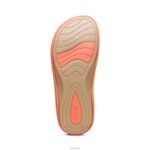 Maui Starfish Orthotic Flips Aetrex Women Coral XLXT0272 - Image 6
