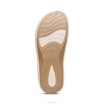 Maui Starfish Orthotic Flips Aetrex Women Ivory XLXT0270 - Image 6