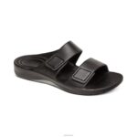 Milos Orthotic Slides Aetrex Men Black XLXT0321