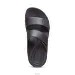 Milos Orthotic Slides Aetrex Men Charcoal XLXT0322 - Image 5