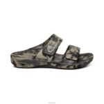 Milos Orthotic Slides Aetrex Men Green Camo XLXT0318 - Image 2