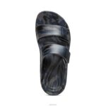 Milos Orthotic Slides Aetrex Men Navy Camo XLXT0319 - Image 5