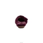 Penelope Adjustable Faux Fur Slippers Aetrex Women Wine XLXT0238 - Image 3