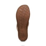 Rachel Thong Sandal Aetrex Women Gold XLXT0265 - Image 6