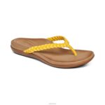 Rachel Thong Sandal Aetrex Women Yellow XLXT0229