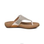 Rae Adjustable Thong Sandal Aetrex Women White XLXT0253 - Image 2