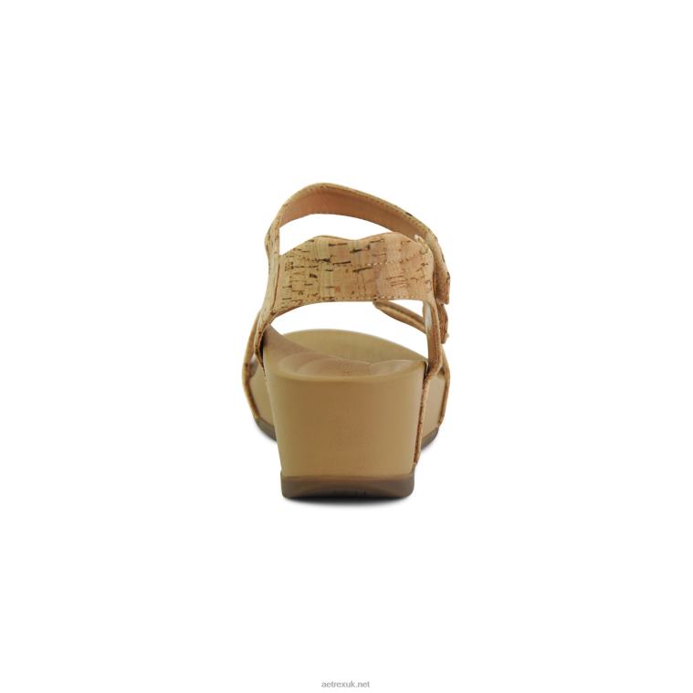 Randi Arch Support Wedges Aetrex Women Cork XLXT0302 - Image 3