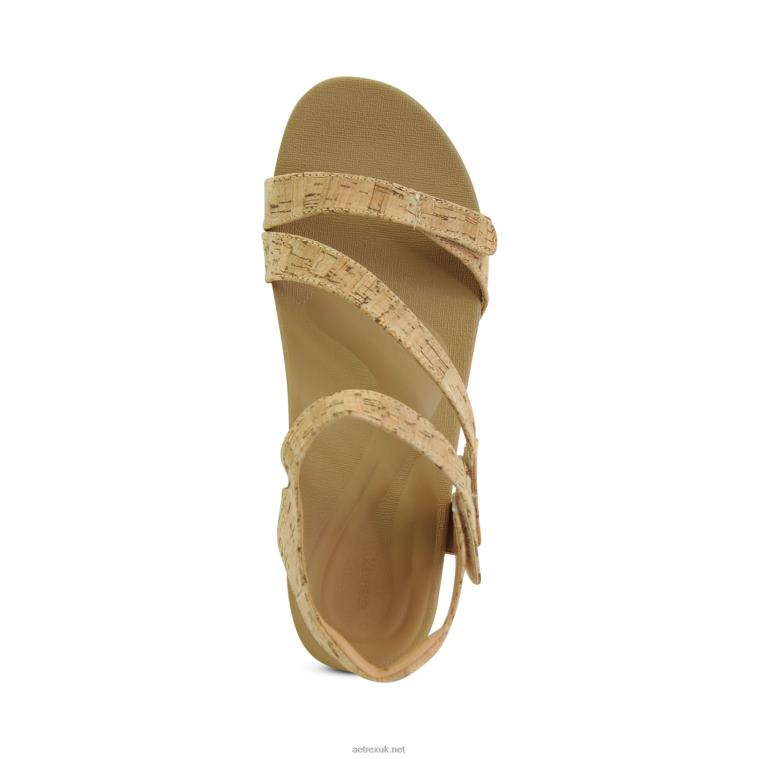 Randi Arch Support Wedges Aetrex Women Cork XLXT0302 - Image 5