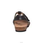 Reese Adjustable Gladiator Sandal Aetrex Women Black XLXT0169 - Image 4
