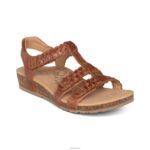 Reese Adjustable Gladiator Sandal Aetrex Women Cognac/Brown XLXT071