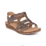 Reese Adjustable Gladiator Sandal Aetrex Women Taupe XLXT092 - Image 2