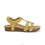 Reese Adjustable Gladiator Sandal Aetrex Women Yellow XLXT0170 - Image 2