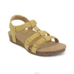 Reese Adjustable Gladiator Sandal Aetrex Women Yellow XLXT0170