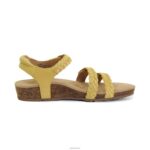Reese Adjustable Gladiator Sandal Aetrex Women Yellow XLXT0170 - Image 5