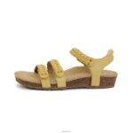 Reese Adjustable Gladiator Sandal Aetrex Women Yellow XLXT0170 - Image 8