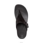 Rita Adjustable Thong Sandal Aetrex Women Black XLXT085 - Image 6