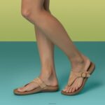 Rita Adjustable Thong Sandal Aetrex Women Cork XLXT086 - Image 10