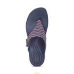 Rita Adjustable Thong Sandal Aetrex Women Navy XLXT0130 - Image 6