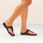 Rita Adjustable Thong Sandal Aetrex Women Navy XLXT0130 - Image 8