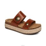 Sofie Platform Sandal Aetrex Women Cognac XLXT0214