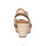 Summer Woven Quarter Strap Wedge Aetrex Women Bone XLXT0153 - Image 3
