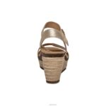 Sydney Quarter Strap Espadrille Wedge Aetrex Women Champagne XLXT0275 - Image 3