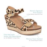 Sydney Quarter Strap Espadrille Wedge Aetrex Women Champagne XLXT0275 - Image 8