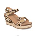 Sydney Quarter Strap Espadrille Wedge Aetrex Women Leopard XLXT053 - Image 2