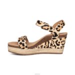Sydney Quarter Strap Espadrille Wedge Aetrex Women Leopard XLXT053 - Image 5