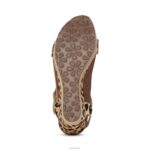 Sydney Quarter Strap Espadrille Wedge Aetrex Women Leopard XLXT053 - Image 7