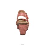 Sydney Quarter Strap Espadrille Wedge Aetrex Women Raspberry XLXT0276 - Image 3