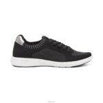 Teagan Arch Support Sneakers Aetrex Women Black XLXT0101 - Image 2