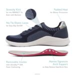 Teagan Arch Support Sneakers Aetrex Women Oatmeal XLXT0121 - Image 7