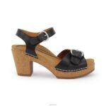 Tory Open Toe Heels Aetrex Women Black XLXT0268 - Image 2