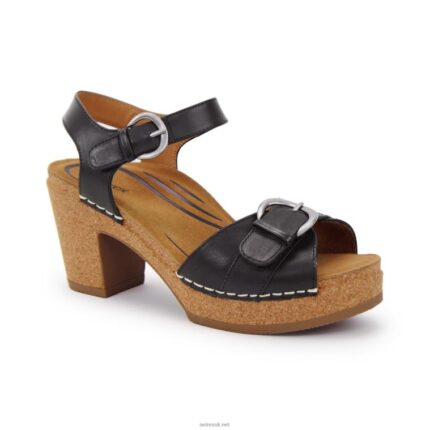 Tory Open Toe Heels Aetrex Women Black XLXT0268