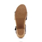Tory Open Toe Heels Aetrex Women Black XLXT0268 - Image 6