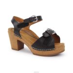 Tory Open Toe Heels Aetrex Women Black XLXT0268 - Image 7