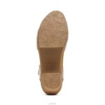 Tory Open Toe Heels Aetrex Women White XLXT0274 - Image 6