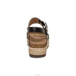 Vania Arch Support Platform Sandal Aetrex Women Black XLXT0311 - Image 3