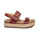 Vania Arch Support Platform Sandal Aetrex Women Red XLXT0266 - Image 2