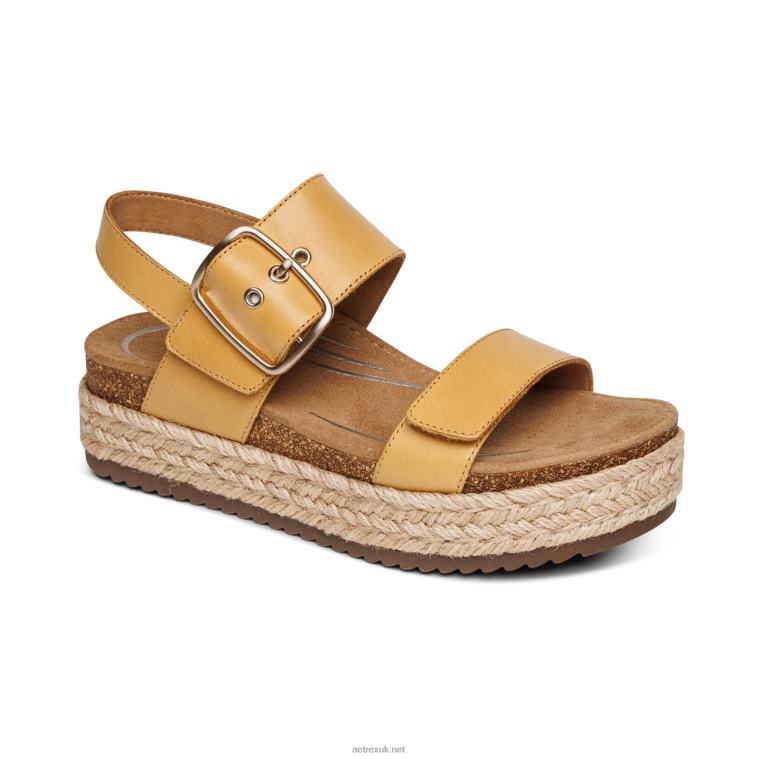 vania_arch_support_platform_sandal_aetrex_women_yellow_xlxt0195.jpg Vania Arch Support Platform Sandal Aetrex Women Yellow XLXT0195 - Image 1