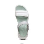 Whit Sport Sandal Aetrex Women Mint White XLXT0289 - Image 5